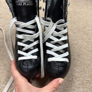 Lake Placid Kids Black Skates Youth Boys Size 2